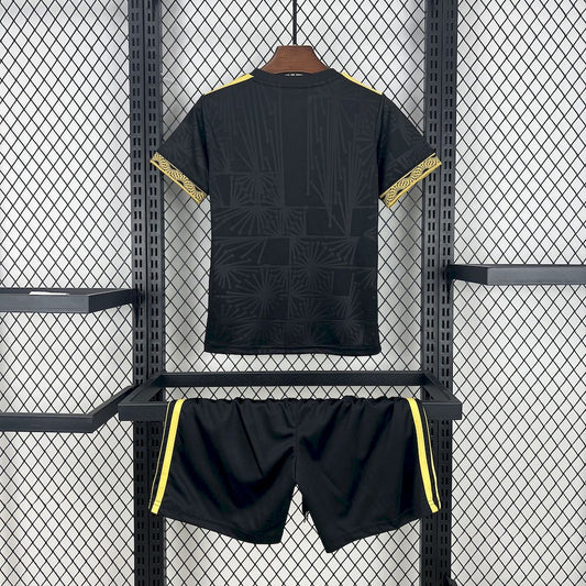 Kids Mexico 2025/26 Gold- Black Kit