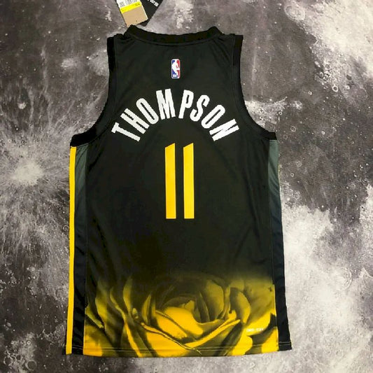 Camisa preta masculina Klay Thompson Team – Edição City