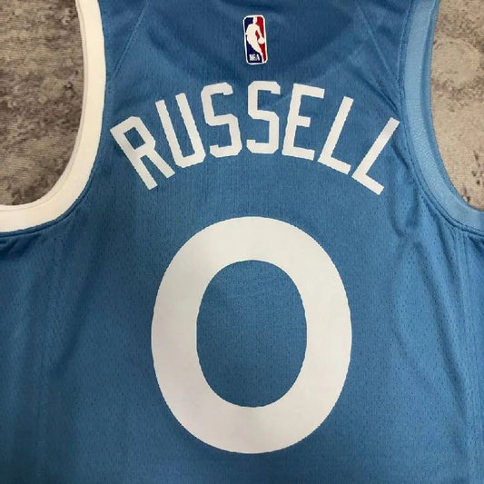 Camisa azul masculina D'Angelo Russell Team