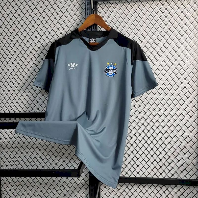 Camisa Pré-Jogo do Grêmio 2023/24 Cinza