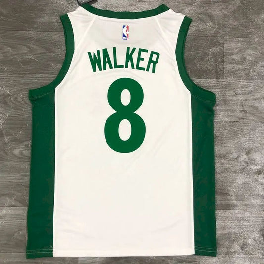 Camisa Kemba Walker Branca Masculina 2020-21 Swingman Versão Jogador – Edição City