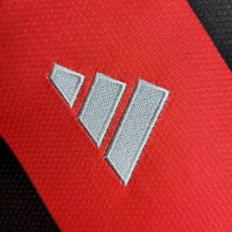 Camisa Flamengo Home 2024/25 Manga Longa