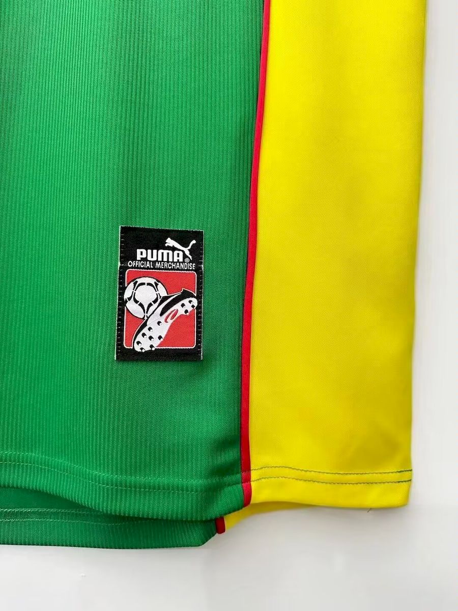 Camisa retrô Camarões 1998 Home