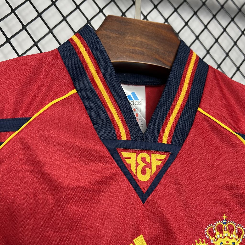 Camisa retrô da Espanha 1998