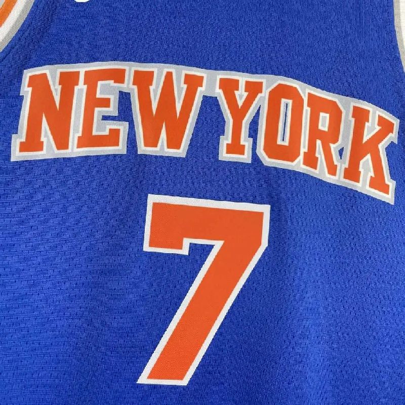 Camisa azul reserva masculina Carmelo Anthony