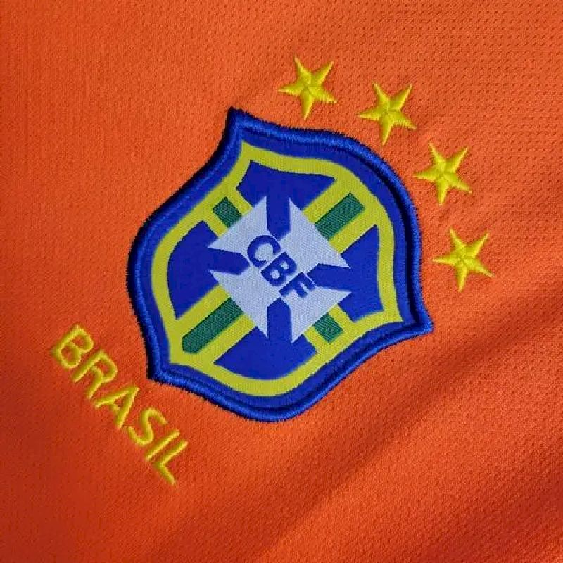 Brazil 1998 Goalkeeper Long Sleeve Retro Jersey