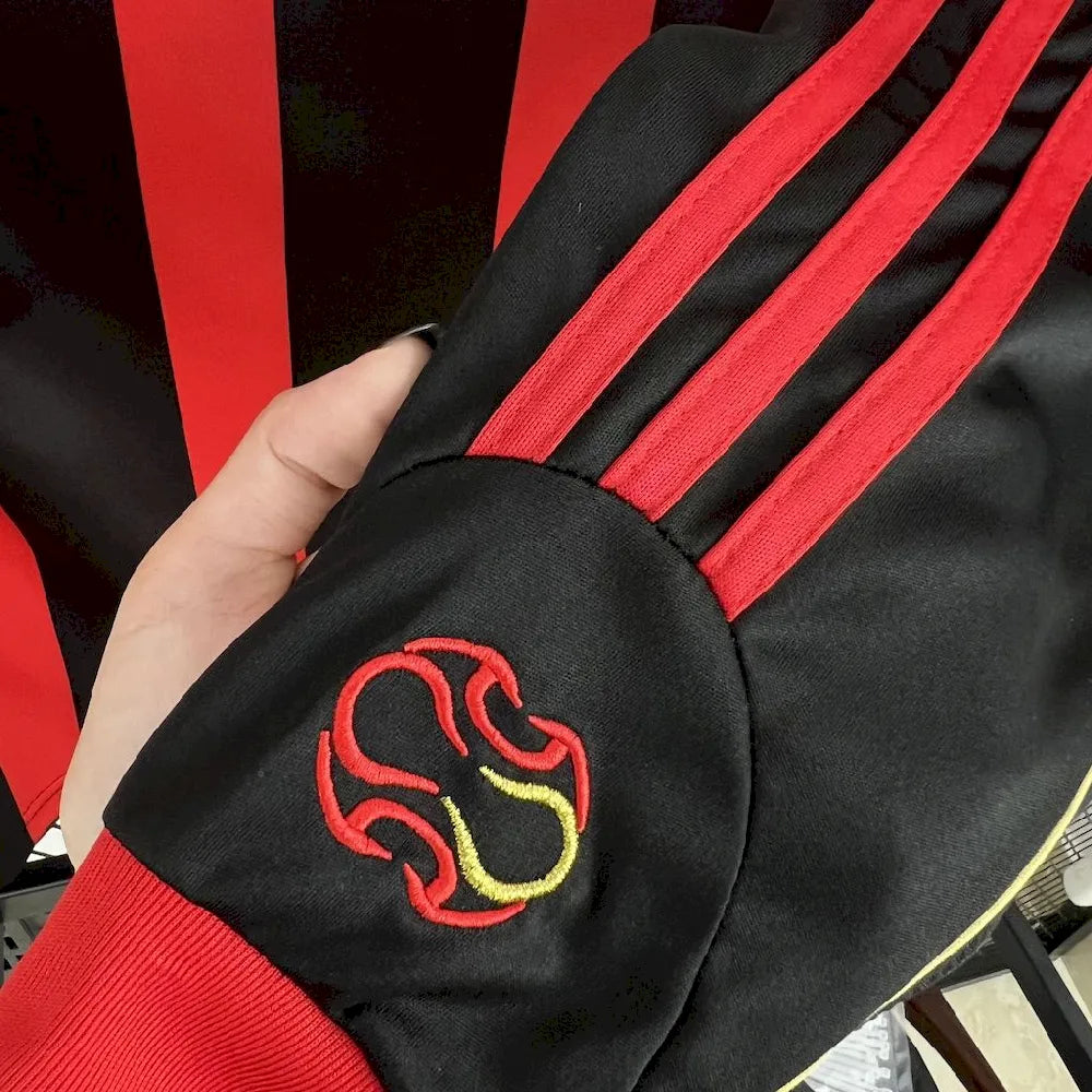 Camisa retrô de mangas compridas do AC Milan 2006/07 Home