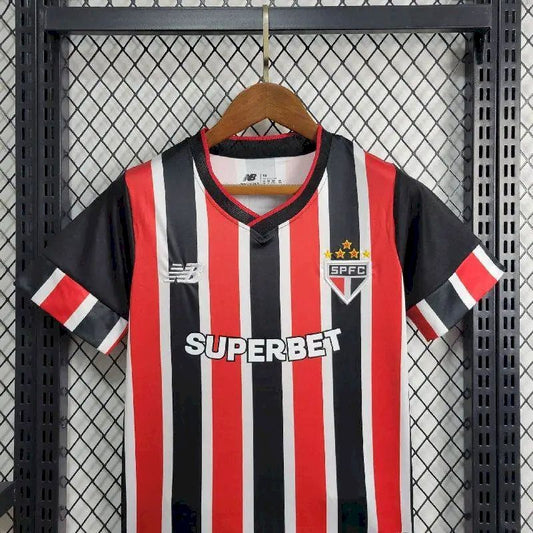 Uniforme reserva infantil do São Paulo 2024/25