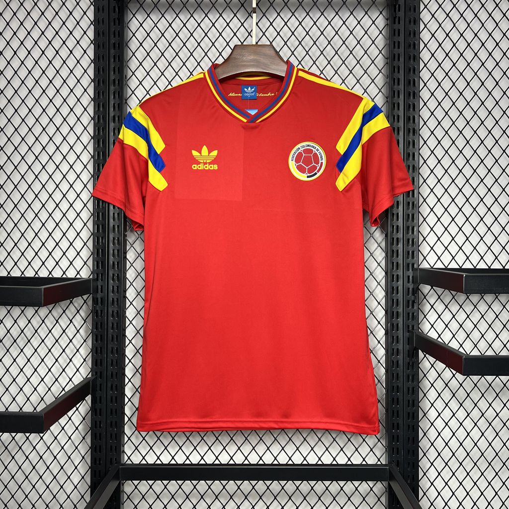 Camisa reserva retrô da Colômbia 1990