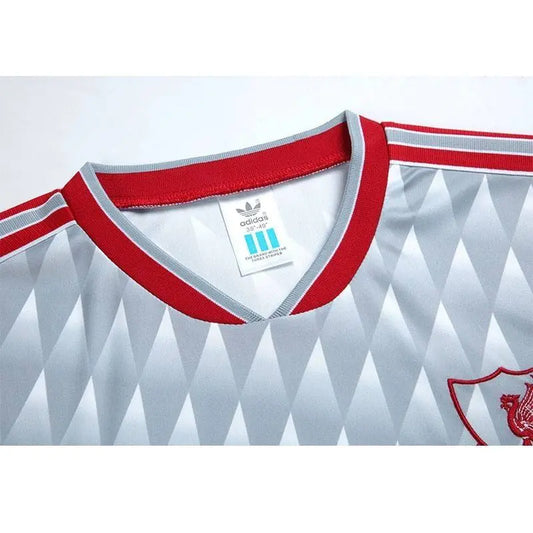 Camisa retrô de mangas compridas reserva do Liverpool 1989/91
