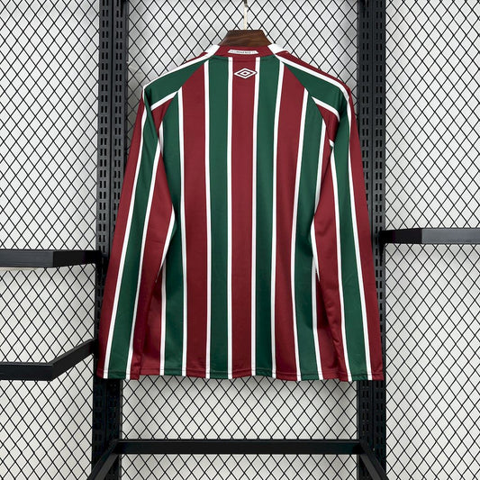 Men's Fluminense 2025/26 Home Long Sleeve Jersey