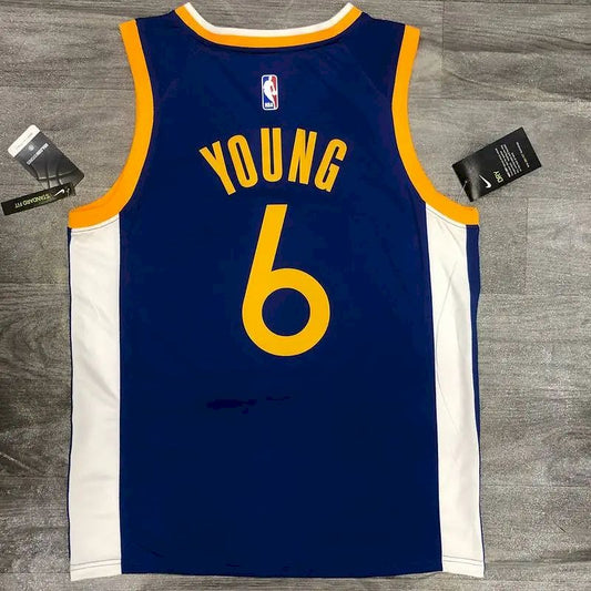 Camisa azul masculina Nick Young versão jogador – Edição Ícone