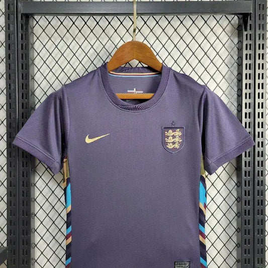 Uniforme reserva infantil da Inglaterra para a Eurocopa 2024/25