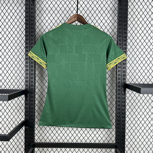 Women's Mexico 2025/26 Gold- Green Jersey