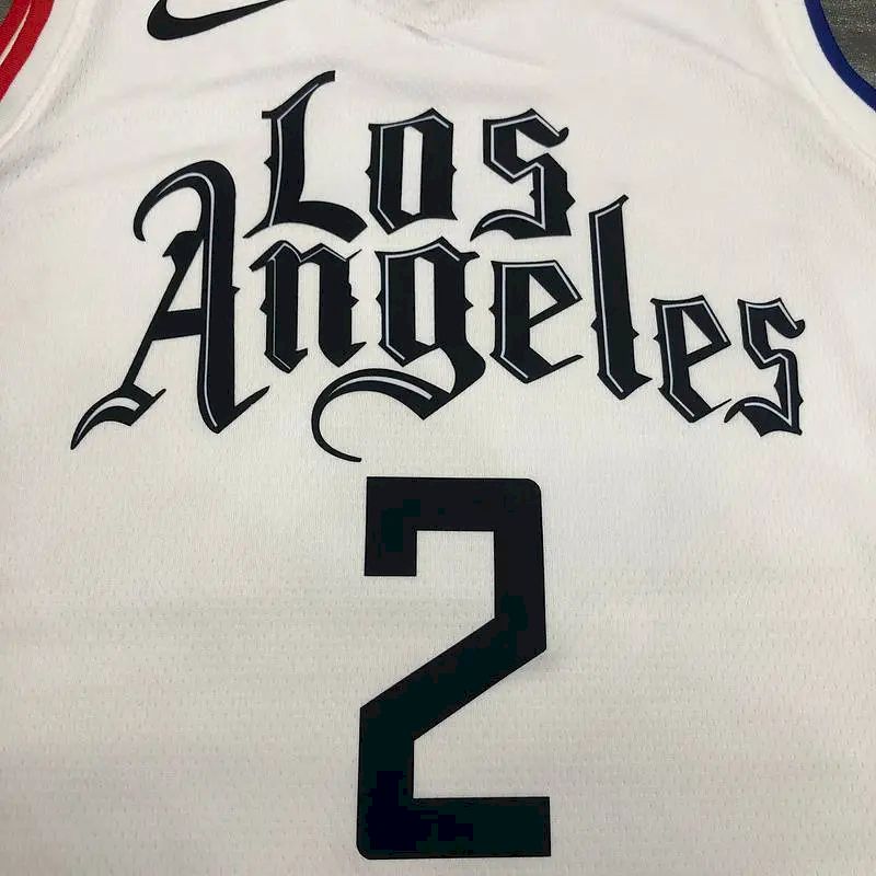 Men’s Kawhi Leonard 2020-21 White Swingman Player Version Jersey – City Edition