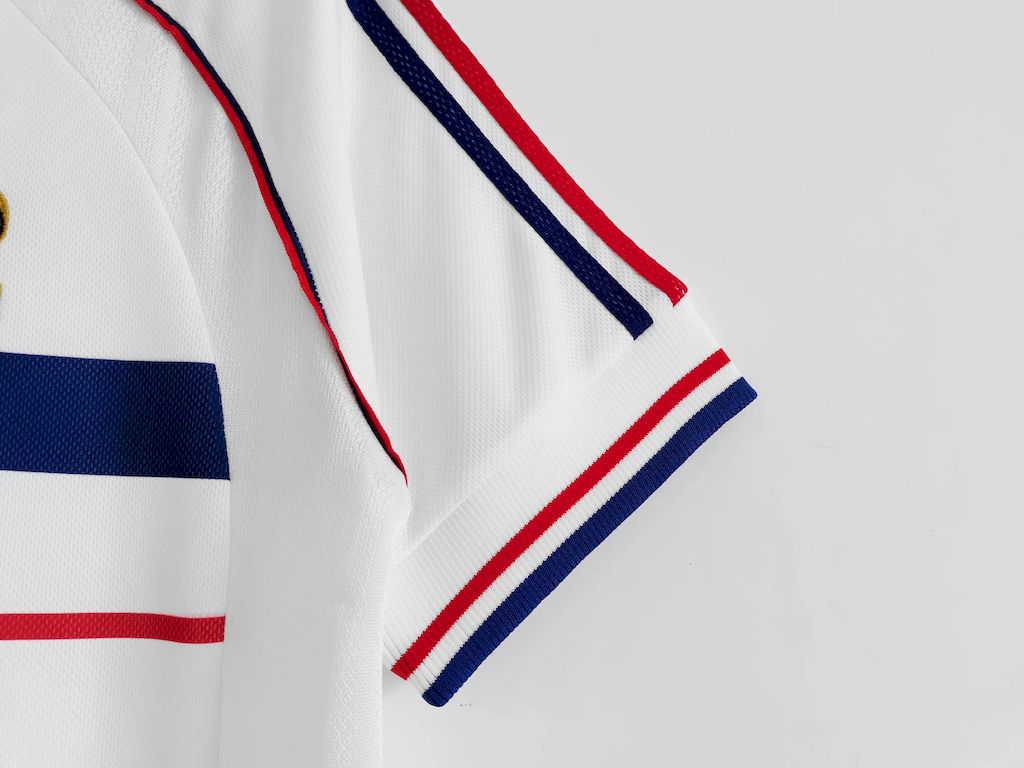 Camisa reserva retrô da França para a Copa do Mundo de 1998