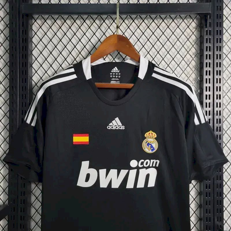 Camisa reserva retrô do Real Madrid 2008/09