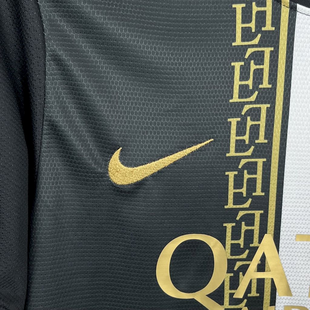 Paris Saint-Germain 2025/26 Black and Gold Edition Jersey