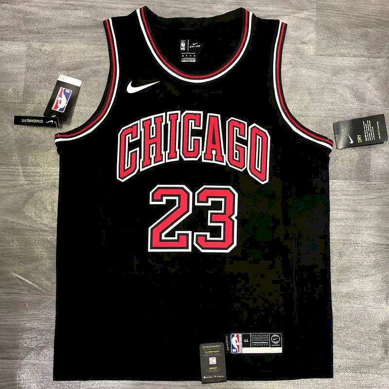 Camisa Michael Jordan Masculina Preta Versão Jogador – Edição Clássica