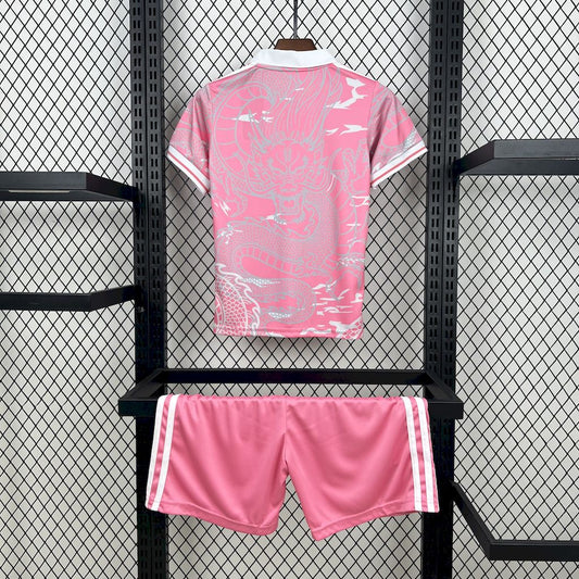 Real Madrid 2023/24 Pink Dragon Special Edition Kids Kit