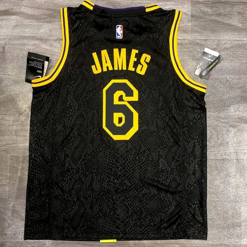 Camisa LeBron James Black Mamba versão masculina de jogador