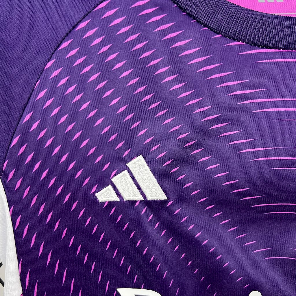 Real Madrid 2025/26 Purple Goalkeeper Kids Kit