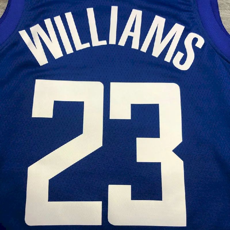 Camisa Lou Williams Royal 2020-21 Player Version Masculina – Edição Ícone