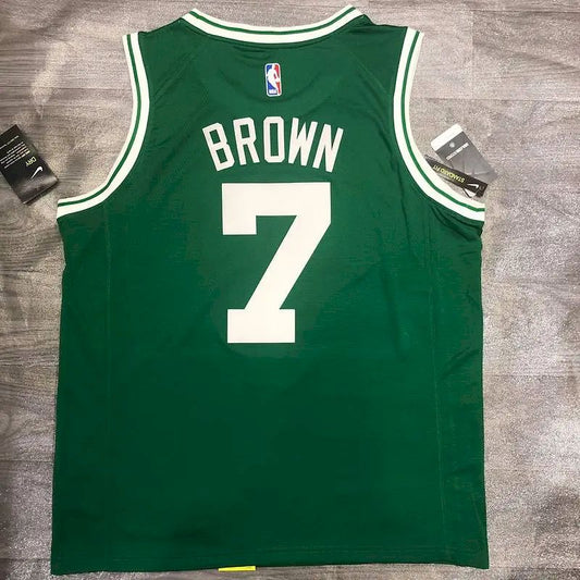 Camisa Jaylen Brown Masculina Verde Versão Jogador - Edição Ícone