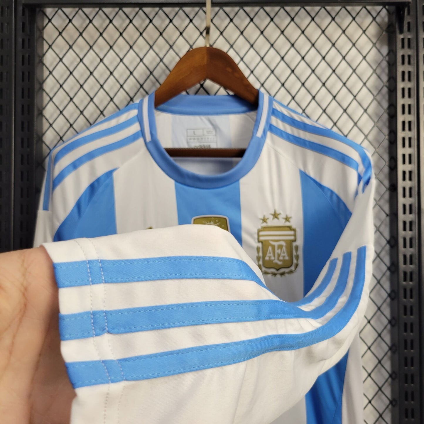 Camisa Argentina Home 2024/25 Manga Longa