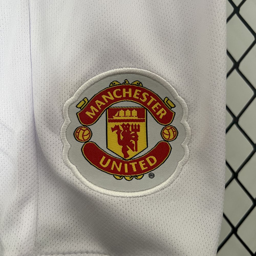Manchester United 2007/08 Third Kids Retro Jersey And Shorts