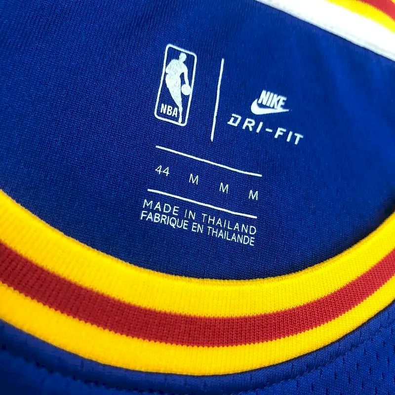 Stephen Curry Men’s Blue 2021-22 75th Anniversary Jersey – Classic Edition
