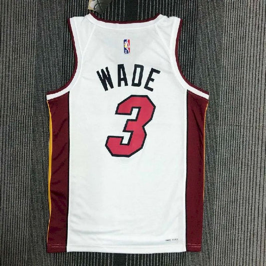 Men’s Dwyane Wade White Team Jersey – 75th Anniversary Edition