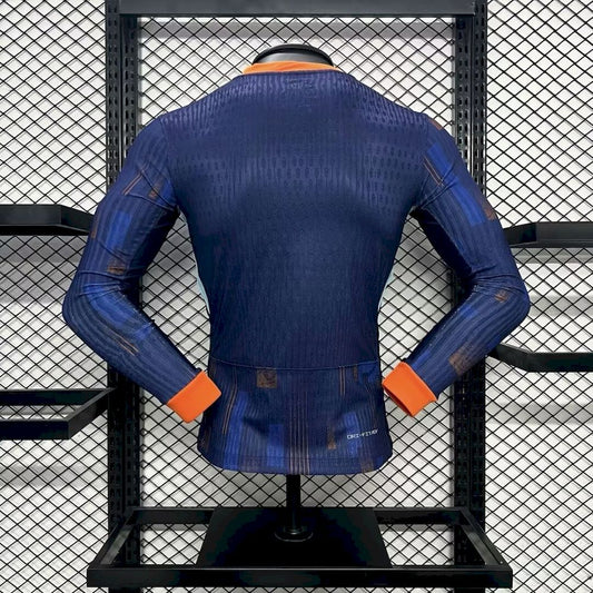Camisa Holanda Euro 2024/25 Away Manga Longa – Versão Jogador