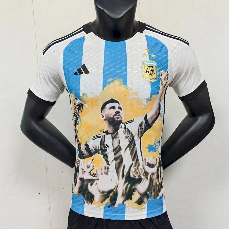 Argentina 2023/24 Messi Champion Edition Jersey Player Version