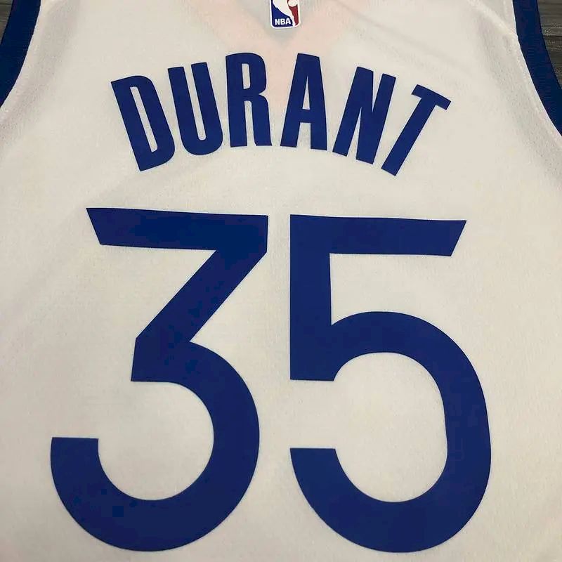 Camisa Kevin Durant Masculina Branca Versão Jogador – Edição Associação