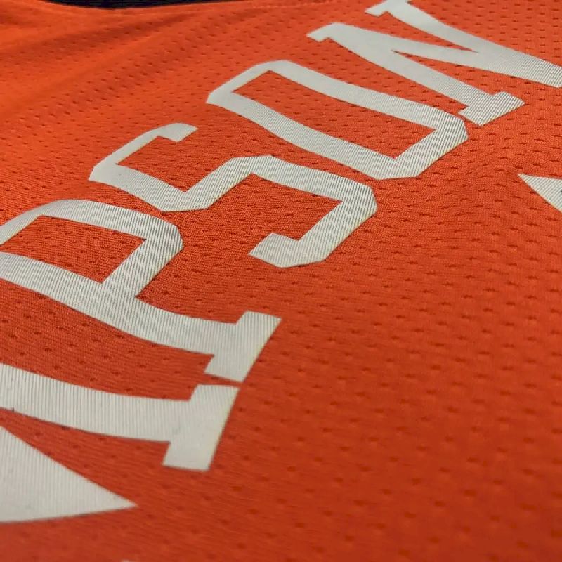 Camisa Klay Thompson Laranja Masculina Versão Jogador – Edição Clássica Retrô
