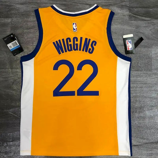 Camisa amarela masculina Andrew Wiggins versão jogador – Edição Statement