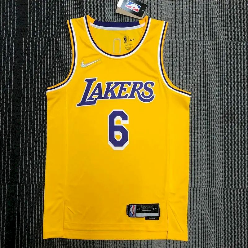 Camisa amarela masculina do LeBron James – Edição de 75º aniversário