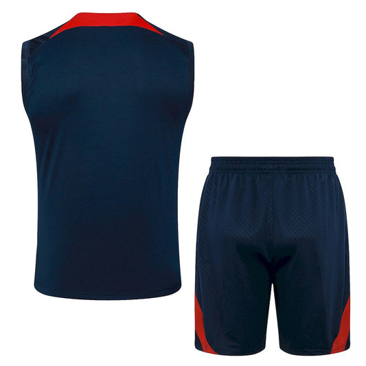 Camiseta regata adulta Red Bull Bragantino 23/24 + short 815