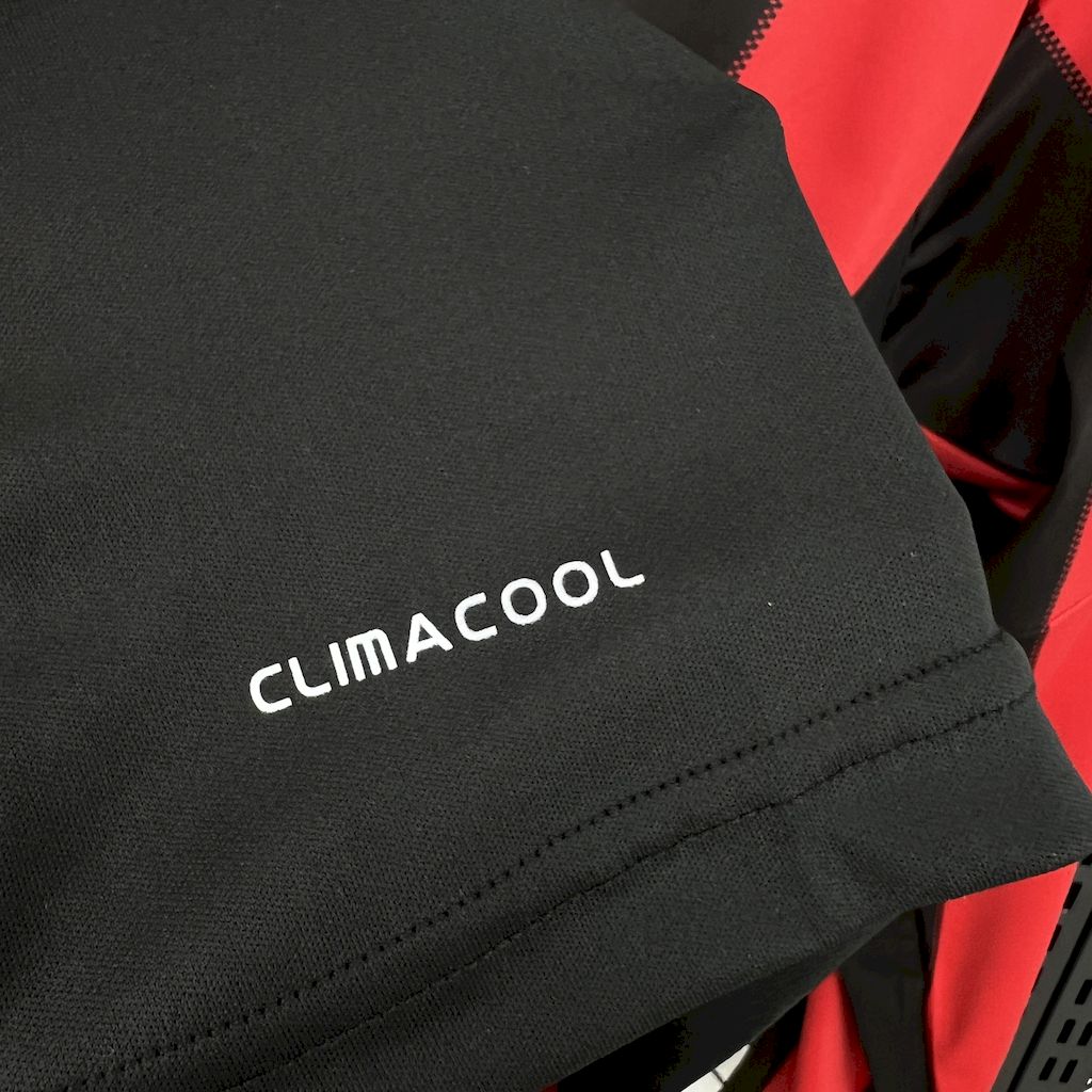 Camisa retrô de mangas compridas do AC Milan 2010/11 Home