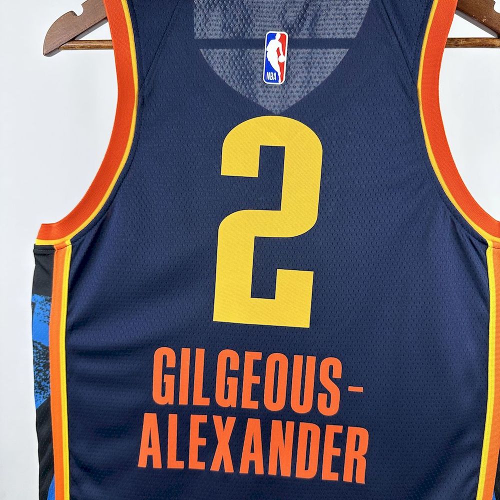Oklahoma City Thunder 2024/25 City Edition GILGEOUS ALEXANDER#2