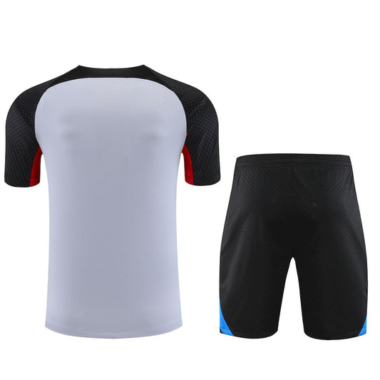 Camisa de treino adulto Barcelona 2023/24 + short 418