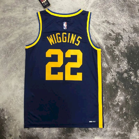 Camisa azul masculina Andrew Wiggins Team – Edição Statement
