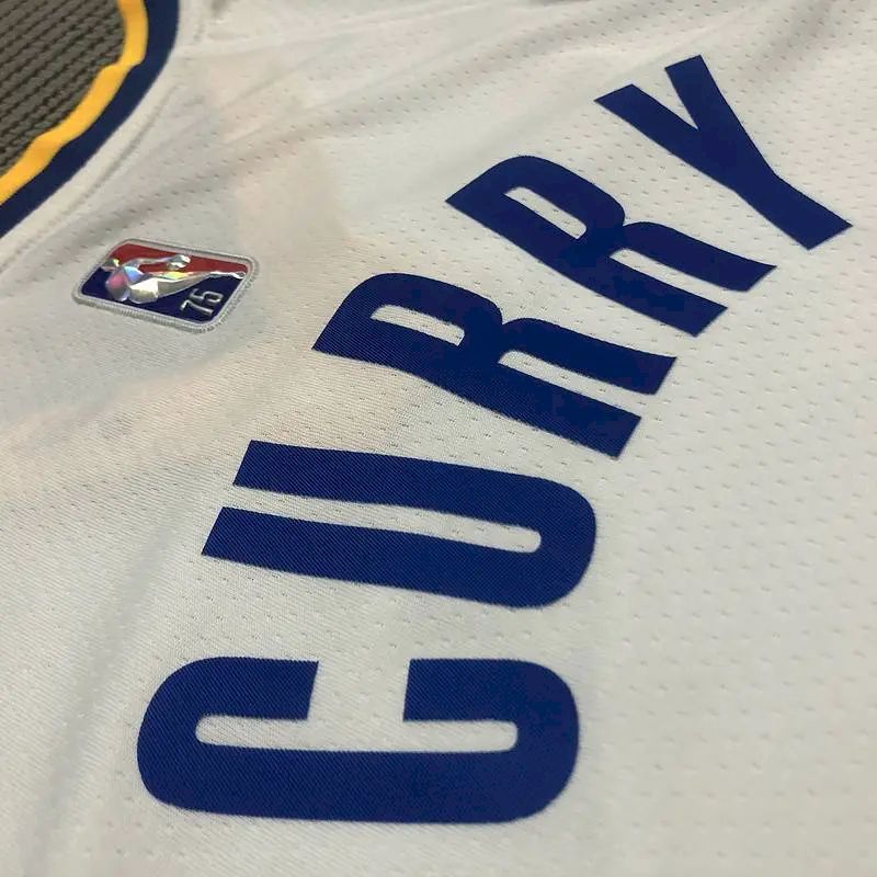 Camisa masculina Stephen Curry 2.974ª de 3 pontos – Edição de 75º aniversário