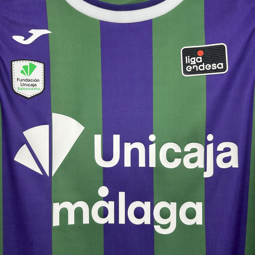 Málaga Baloncesto 2024/25 Home Basketball Jersey