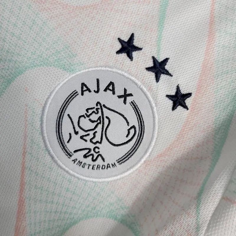 Uniforme reserva infantil do Ajax 2023/24
