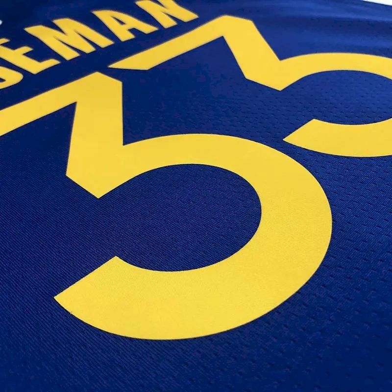 Camisa azul masculina James Wiseman Team – Edição de 75º aniversário