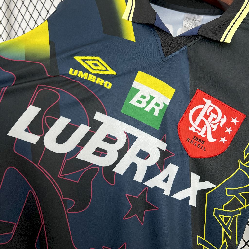 Camisa de goleiro retrô manga comprida do Flamengo 1998