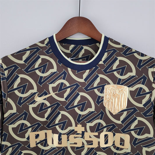 Camisa do Atlético de Madrid 2022/23 Edição Especial Logotipo Dourado