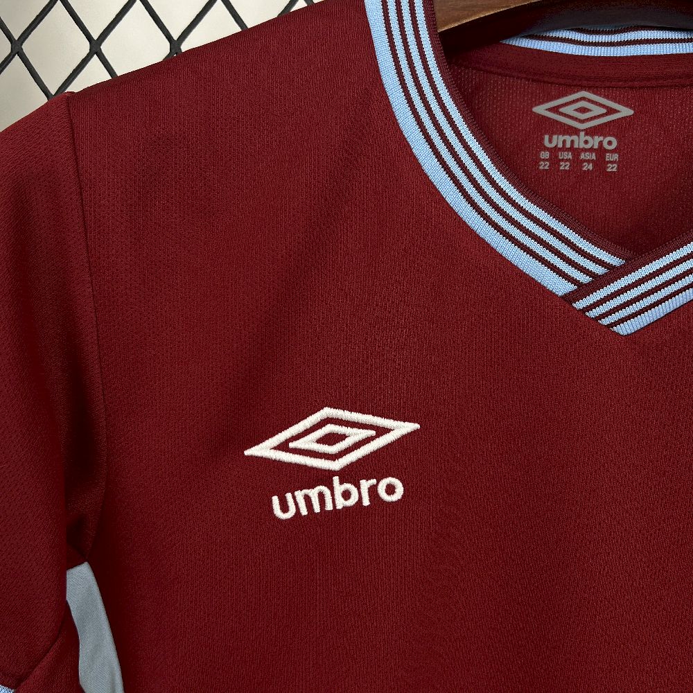 West Ham United 2025/26 Home Jersey Kids Kit